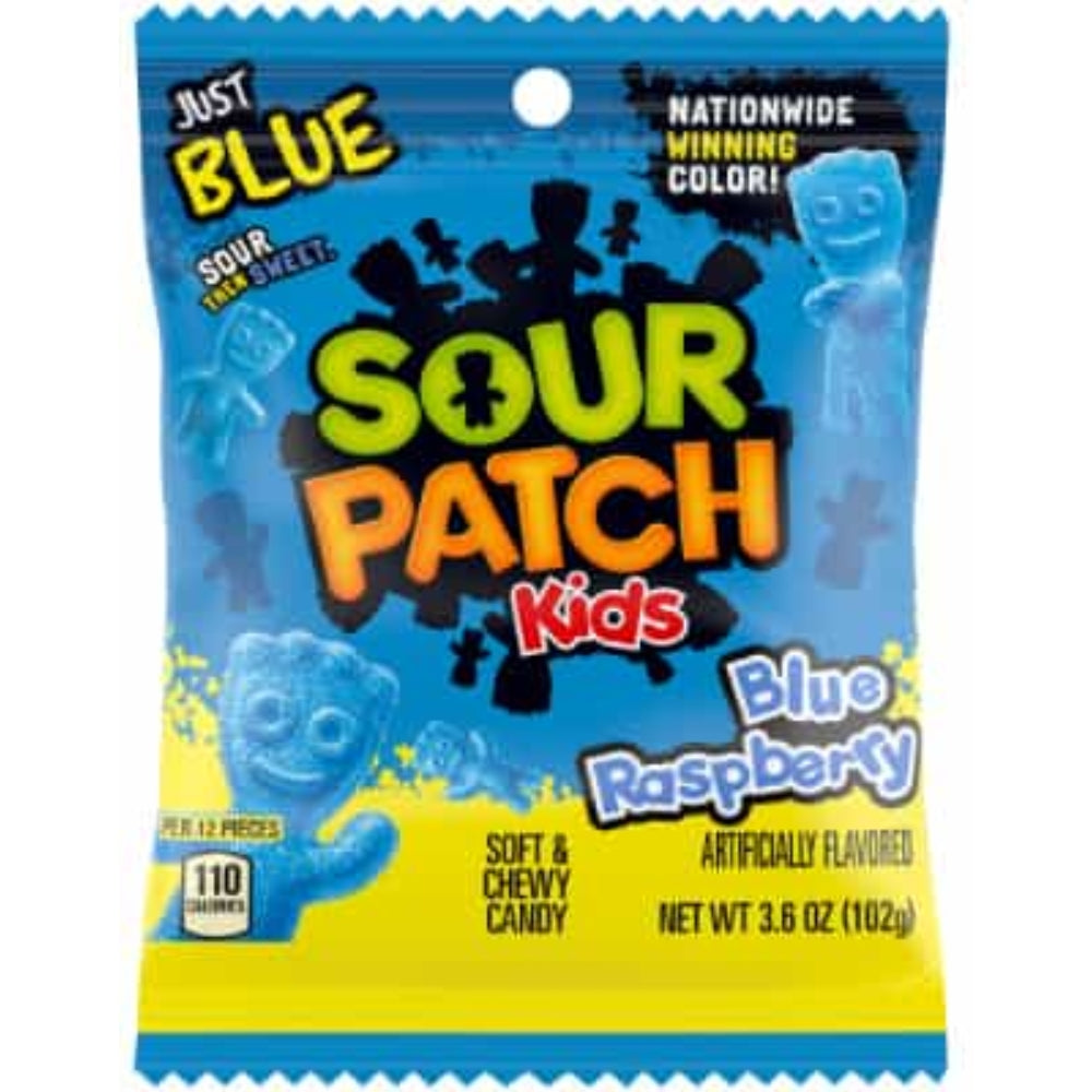 Sour Patch Kids Blue Raspberry 102g Beutel
