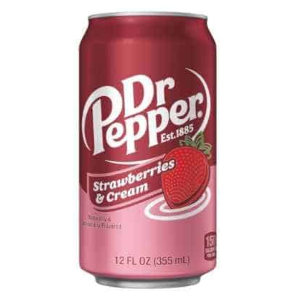 Dr Pepper Strawberries & Cream 355ml Dose