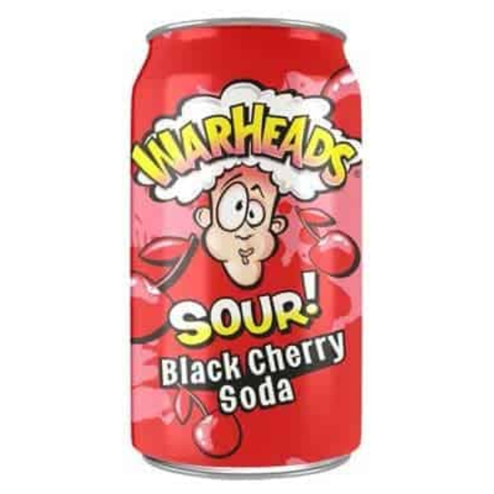 Warheads – Black Cherry Sour Soda 355ml Dose